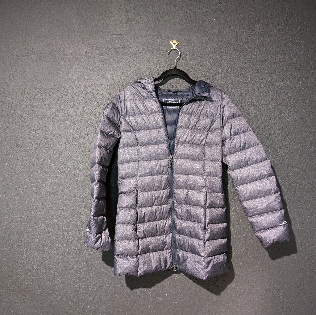 Brand New Eddie Bauer Thigh Length Puffer